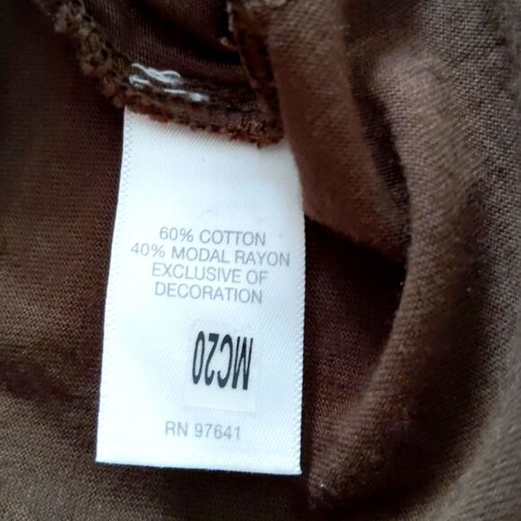 J.JILL Boho  Baby Doll Knit Long Sleeve Top  Size M - Picture 9 of 10